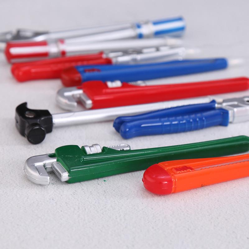 Novelty Hardware Tools Ballpoint Pen Hammer Utility Knife Writing Pen Student Learning Stationery