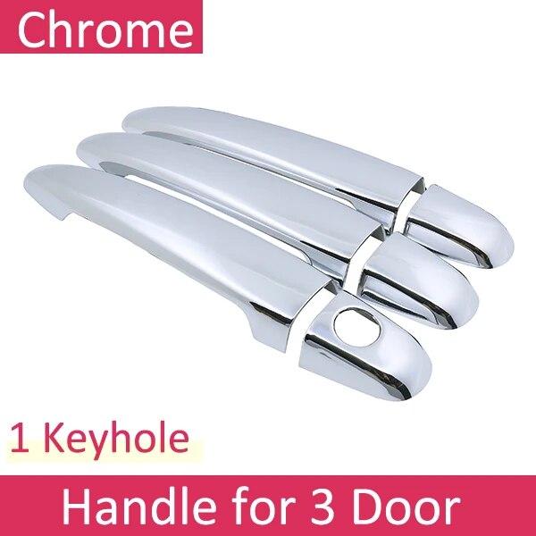 Chrome Handles Cover  Trim Set for Toyota Land Cruiser Prado J120 120 2003~2009 LC120 Accessories Stickers Car Styling 2004 2005