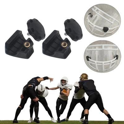 2Pcs Nylon Helmet Visor Clips Replacement Football Helmet Screws Fastener Quick Release Clips Football Helmet Accessory