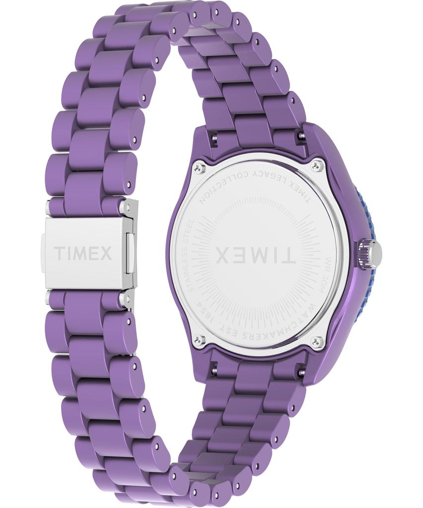 TIMEX Trend Watch Quartz Water Resistant Mineral Glass Light Purple Dial TW2Y04800 Unisex
