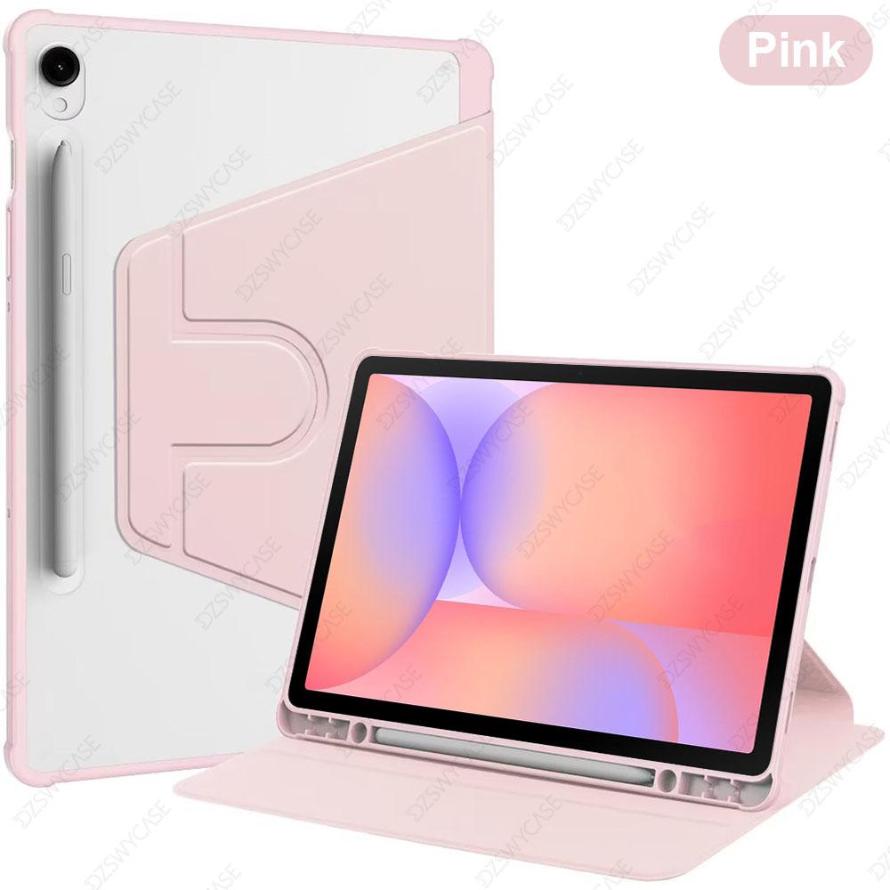 Case for Samsung Galaxy Tab S9 11 Inch S10 FE/S10 Lite 10.9 Inch,360° Rotation Stand Cover with Pencil Holder,Auto Sleep/Wake