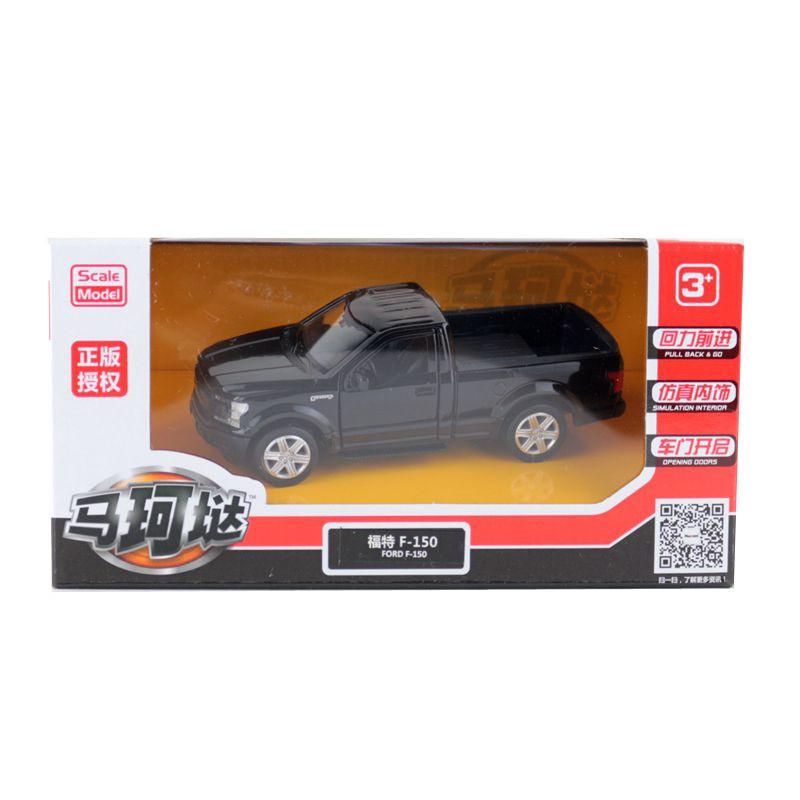 Alloy Car Model Ford F150 Pickup Toy With Open Window For Kids Collectors