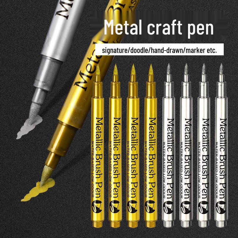 Metallic Color Craft & Graffiti Soft Tip Pen - 550B Signature & Sealing Wax DIY Marker