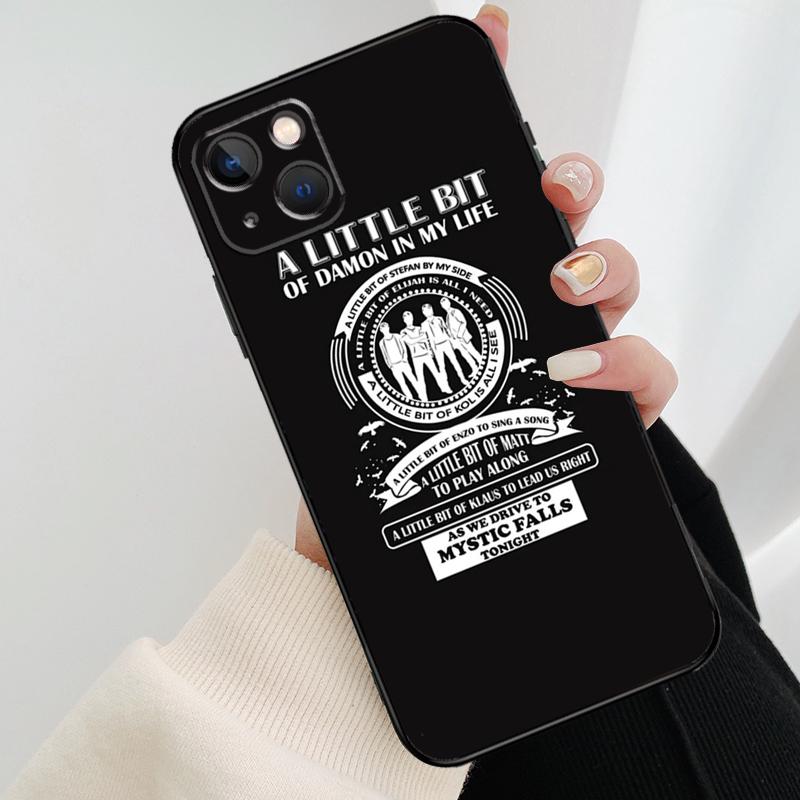 The Vampire Diaries Mikaelson Phone Case For iPhone 17 Pro Max 16 15 14 11 12 13 Pro Max Mini 15 16 Plus 16e 17 Air Cover