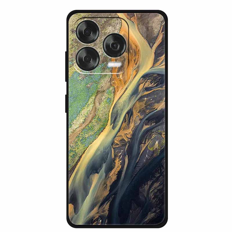 Custodia per Telefono per ZTE Blade V70 Design V70 Vita Motivi Marmo Guscio Posteriore Per Nubia V70 Design Morbido Silicone TPU Custodia Cover