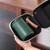 Travel Tea Set Kuaike Cup One Pot Four Cups Teapot Guochao Portable Outdoor High-end Ceramic Wooden Handle