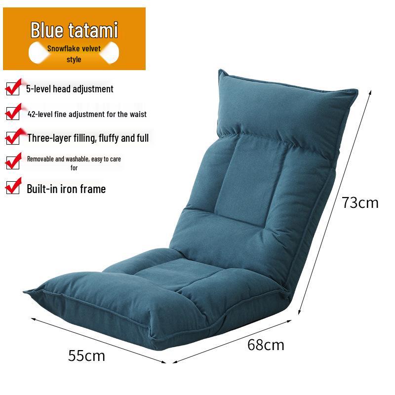 Convertible Balcony Tatami Recliner Chair – Dormitory Sofa Bed for Relaxation