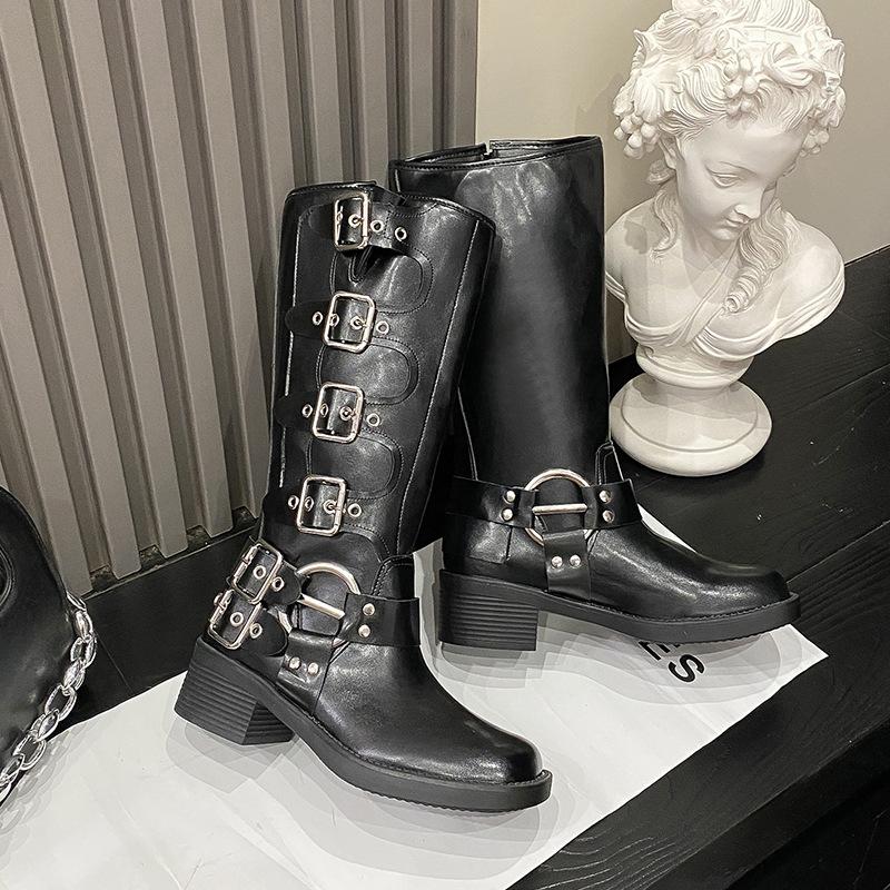 Travel Boots American Vintage Martin Boots Brown Tall Boots Long Western Cowboy Boots Boots 35 чёрный 5750₽