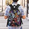Ultramans Backpack  Male Polyester Cycling Backpacks Pattern Novelty High School Bags Rucksack