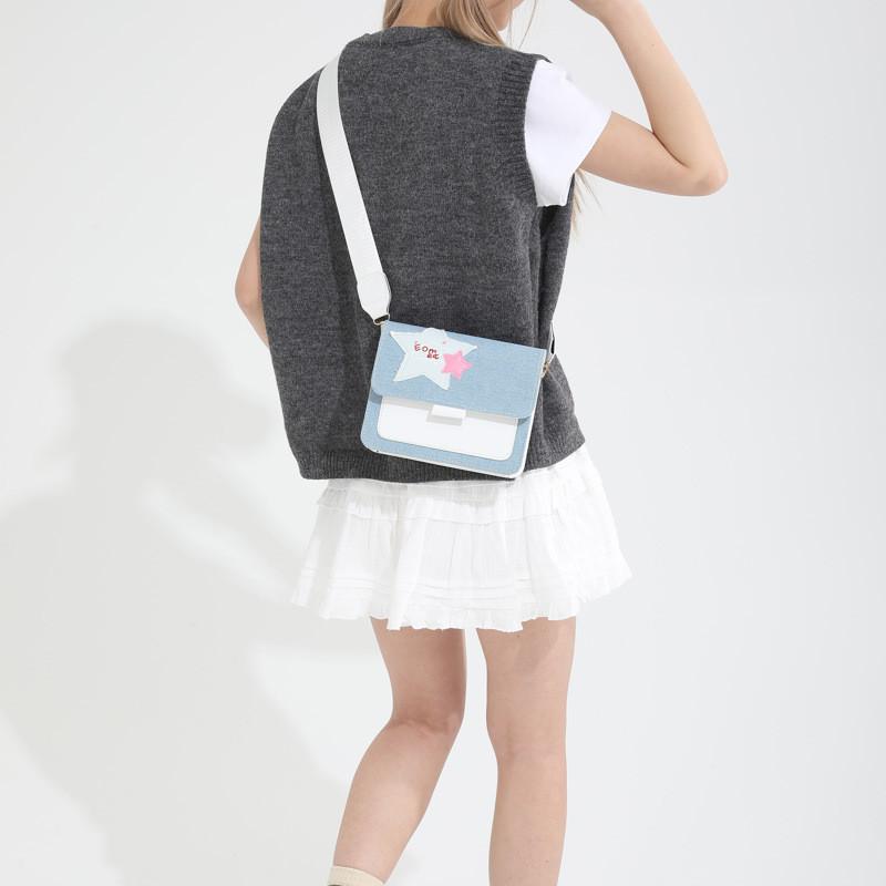 Chic Trendy Single Shoulder Crossbody Bag In Classic Solid Colors For Everyday Use