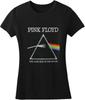 Pink Floyd Womens Tee_ DSOTM Refract (Small) - Black - Small