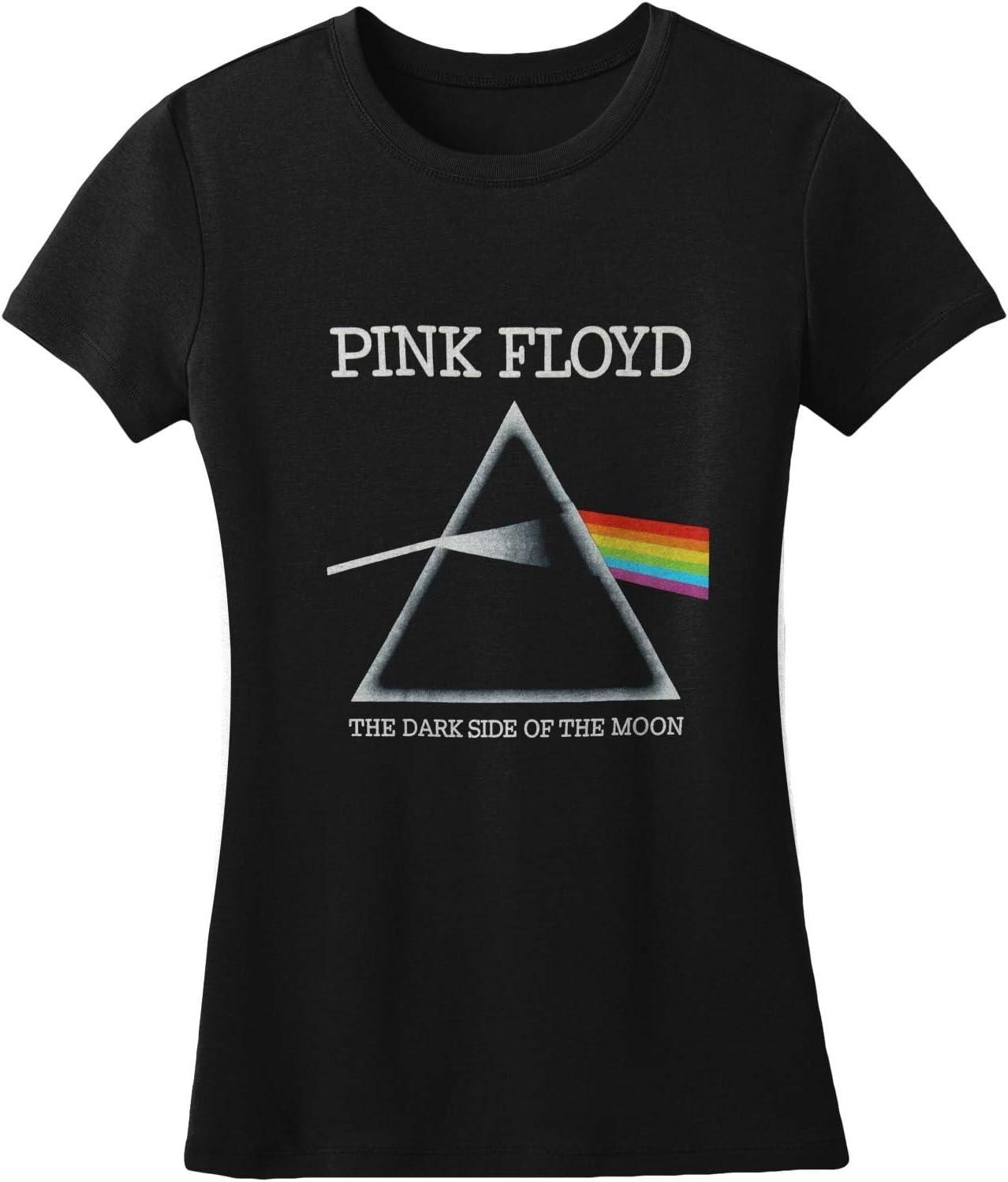 Pink Floyd Womens Tee_ DSOTM Refract (Small) - Black - Small XXXXXL