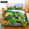 Tractor Bedding Set Bedspread Single Twin Full Queen King Size Sports Bed Set Aldult Bedroom Duvetcover 2 conjunto de cama
