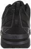 Dunlop Refined Men's Waterproof Wide 4E Walking, Jogging, and Running Sneakers, DM286, Black, Size 25.5cm
