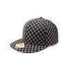 Oversized Checkerboard Snapback Hip-hop Big Head Hat