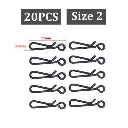 20PCS Rig Link Clip for Combi Carp Rigs Quick Change Snap Rigs for Carp Fishing Accessories Tackle Equipment