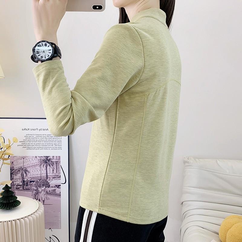 Womens Warm Fleece-Lined Quick-Dry Long Sleeve T-Shirt Hiking Trekking Outdoor Camping Fall Winter