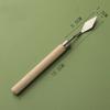 7Pcs/Set Stainless Painting Spatula Palette Scraper Artist Crafts Oil  Art Oil Painting Scraper Gouache Paint Pointed Shovel