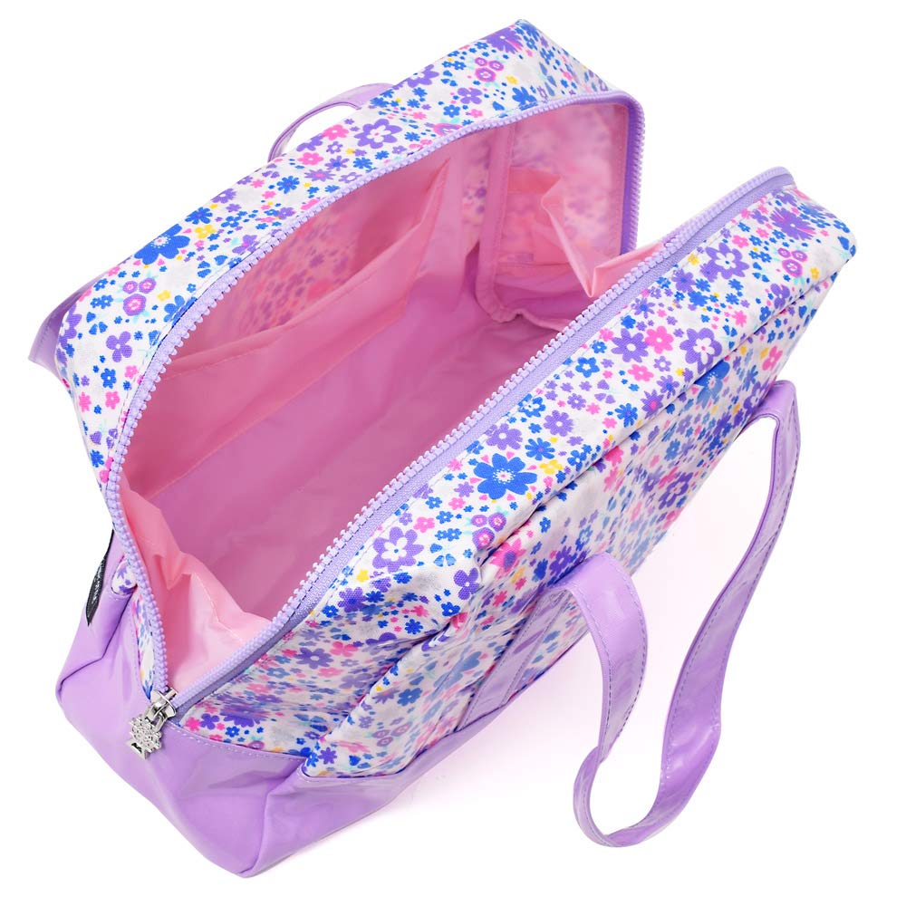 COLORFUL CANDY STYLE Pool Bag for Girls and Water Swimming Airy Shower with Flower Pattern N2909600 Kids, Vinyl, Waterproof, Repellent, Bag,