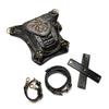 Punk Style Skull Chain Motorcycle Bag Women - Shoulder Crossbody Waist Pack With Zippered Pockets