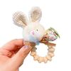 Sweet Girl High Elasticity Plush Rabbit & Bear Hair Ties - No Damage, Cute Ponytail Hair Ropes for Children