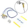 Wall Lamps LED Street Lamps 1-Flame For H0 Houses Building Set 10 Pcs Steel Column Model Lampposts For Railway & Building Layout