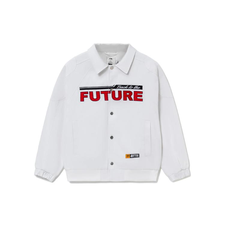 Li Ning Sports Fashion Collection Jackets Men's White Lapel Moderate Other AFDR831-2