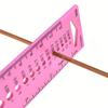1pc Crochet Knitting Special Ruler Knitting Tool Sweater Needle Ruler Gauge Crochet Hooks Measuring Tool Knitting Gauge ABS Plastic Rulers