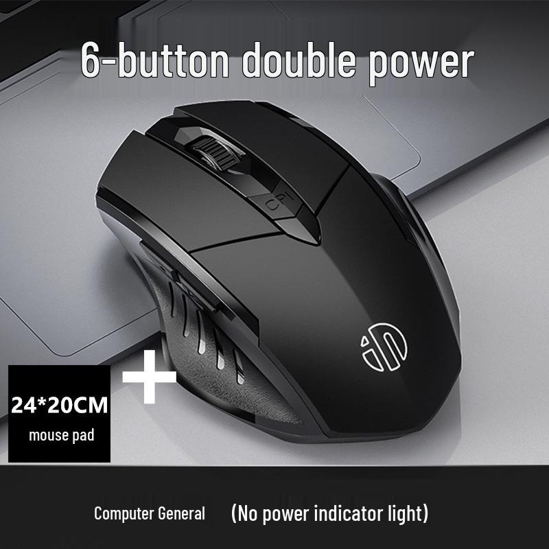 Rechargeable Bluetooth Wireless Silent Mouse for Office and Gaming - PM6