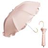 Standard Maximum Sun Folding Umbrella UV Protection 50cm Rib Length Rose Color Waterproof Suitable for Sunny and Rainy Days Quickly Folds Up Easy To