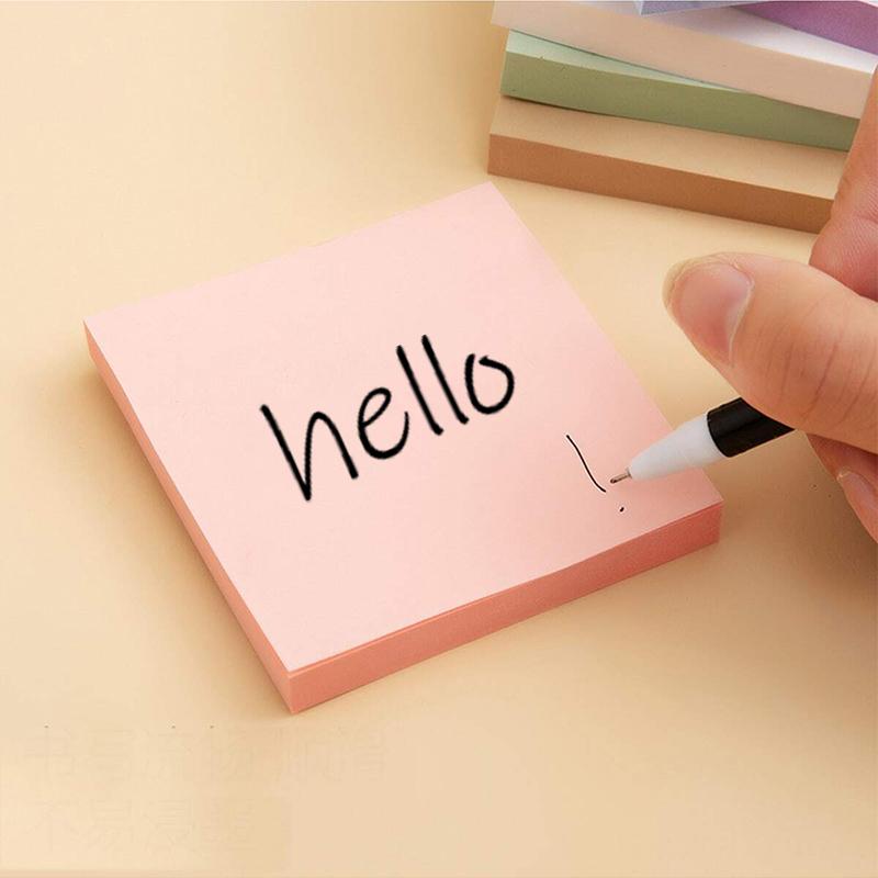 1000sheet Sticky Note Teaching Incentive Supplies Office Study Notes Fluorescent Color Student Sticky Notes Tear-off Message TMZ