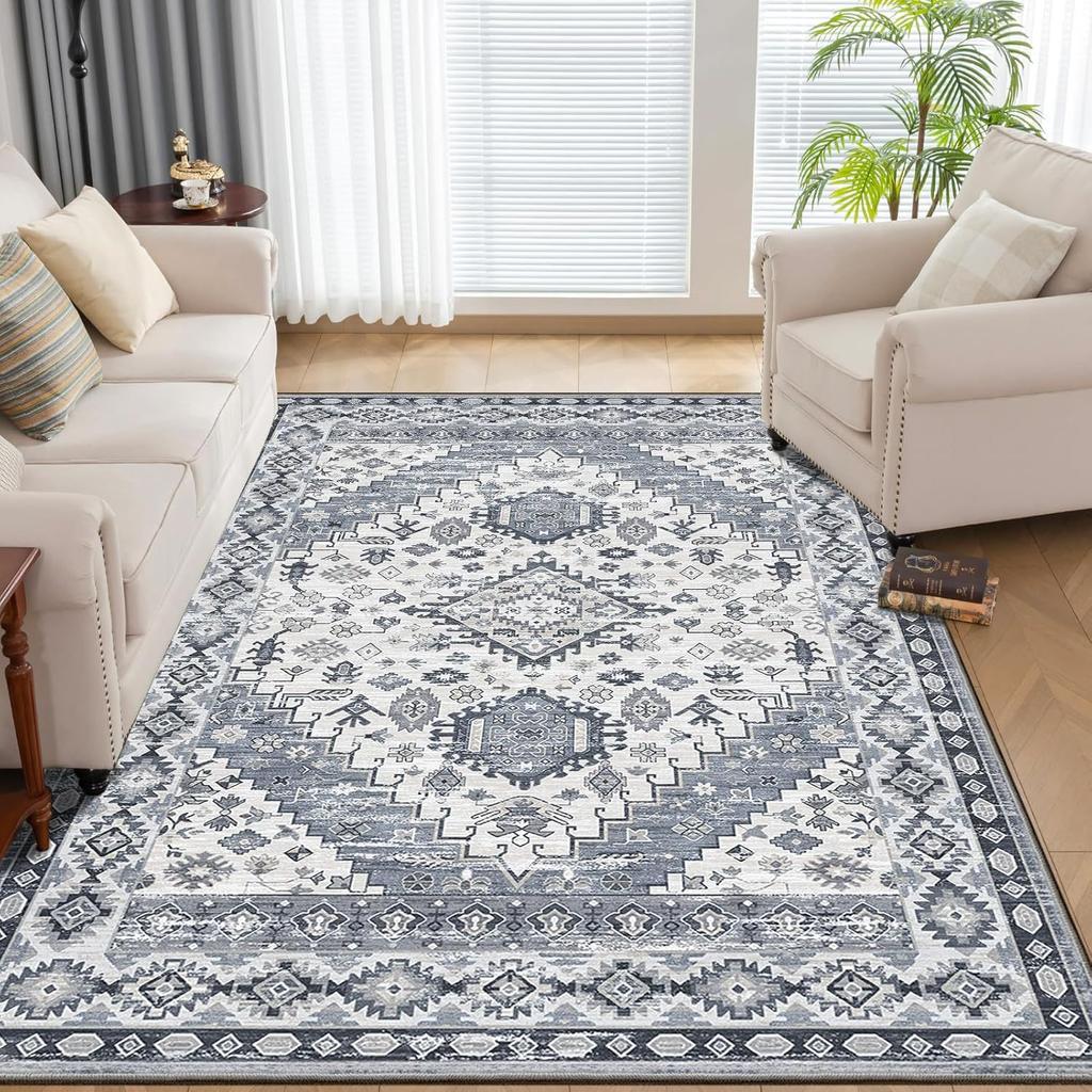 Retro Severský Boho Vzor Koberec Dekor Obývacího Pokoje Pohovkový Koberec Ložnice Postelový Měkký Koberec Kuchyň Jídelní Stůl Podložka na Podlahu Rohožka