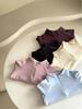 Children's 2025 Spring/Autumn Boys' Solid Round Neck Sweatshirt & Girls' Fashionable Korean-Style Shirt