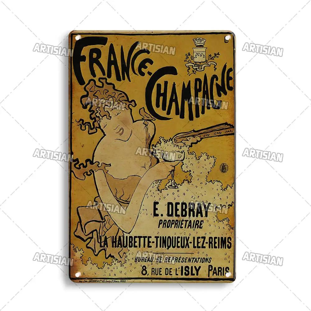 ARTISAN Retro Wein Metallschild Dekoposter Alkohol Wand Metall Blechschild Werbung Wanddeko Man Cave Club Metallplakette