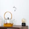 Nanshan Chinese Beam Handle Glass Tea Pot & Electric Ceramic Stove Set