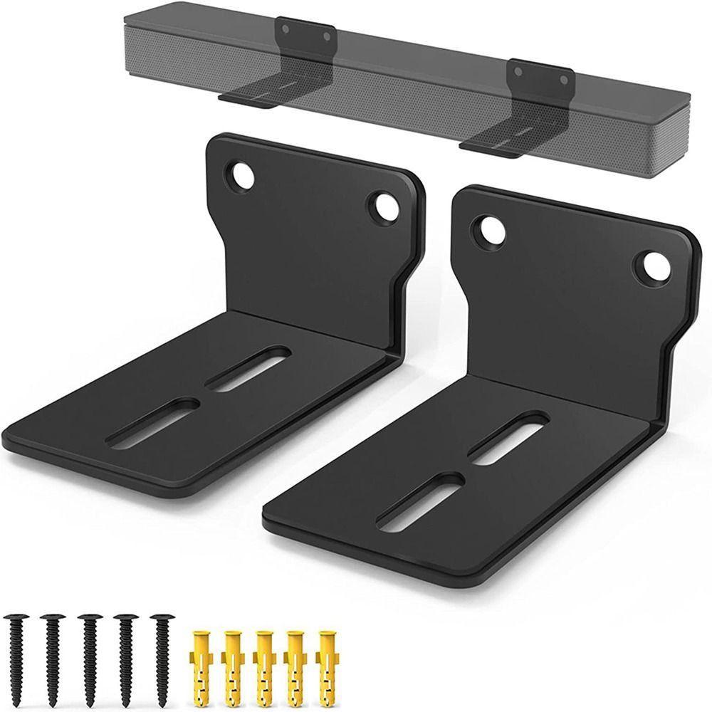 

Sound Bar Mounts Wall Brackets - Easy to Install Anti-Drop Wall Shelf Holder, Universal Soundbar Speaker Mounting Bracket серебряный