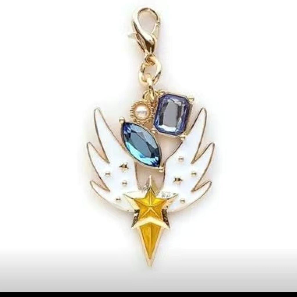 Sailor Moon Anime Peripherals Cartoons Cute Keychains High-value Girls' Hearts Schoolbag Pendants Mobile Phones Anti-lost Chains