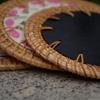Round Teapot Mats Woven Texture Heat Insulation Pad Tea Ceremony Shell Mats  Restaurant