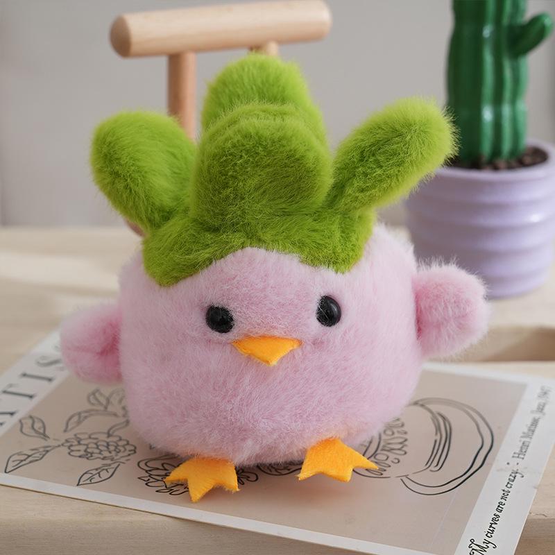 Sounding Plush Keychain for Students - Schoolbag Decoration and Gift Toy