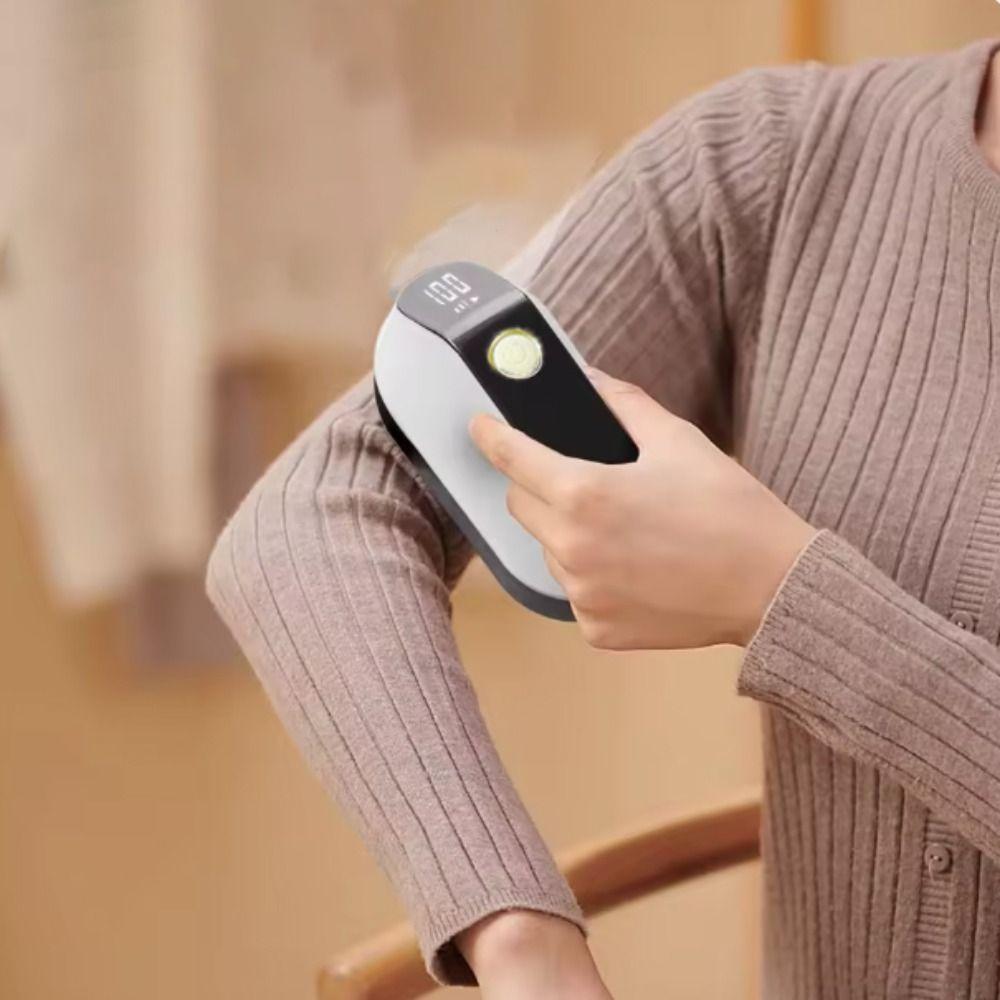 LED Display Electric Lint Remover Rechargeable Clothes Fluff Pellet Remover  Woolen Coat