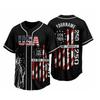 Custom Baseball for Men Women 4th of Patriotic Sports Top Short Sleeve