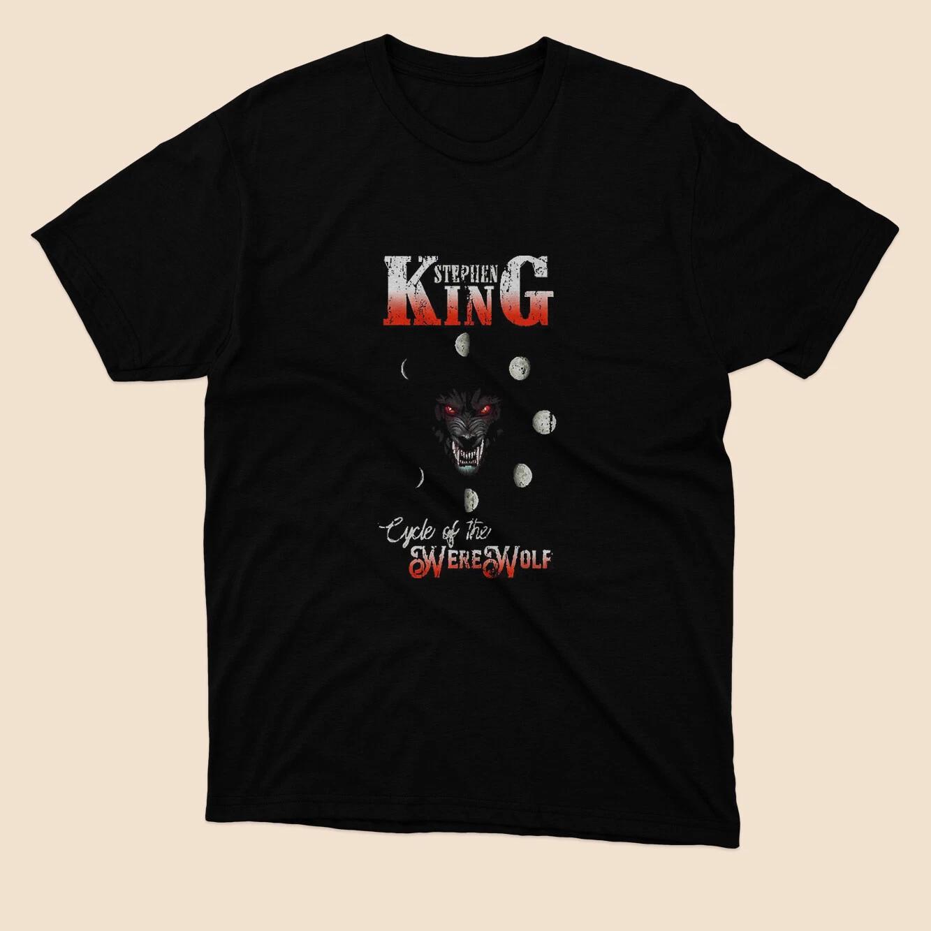 Cycle of the Were wolf Classic Logo Black T shirt Size S to 5XL M