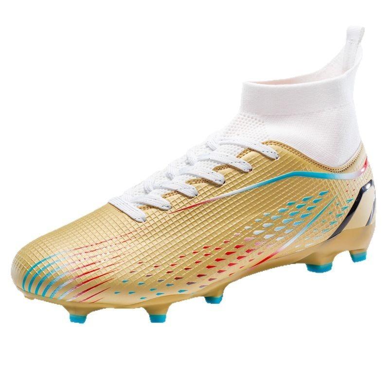 High-top Football Shoes, Men's and Women's Broken Nail Sneakers, Genuine Long Nail Non-slip Adult Grass Professional Training Sneakers