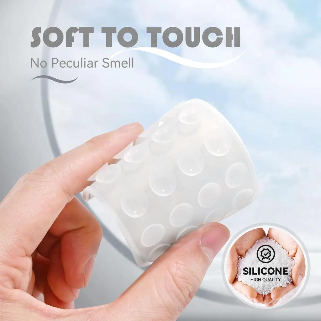 2pcs Phone Holder Silicone Suction Phone Case Installation Anti Slip Adhesive Phone Grip Powerful Grip for Selfies and Videos