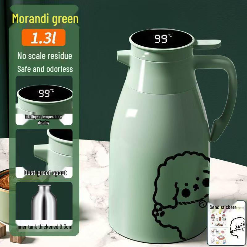 X70T Large Capacity Glass Liner Thermos Flask for Office, Home, and Dorm