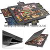 Foldable Children's Puzzle Felt Board with Stand and 6 Drawers