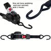 Automatic Shrink Tensioner Strap for Luggage and Motorcycle Tie-downs