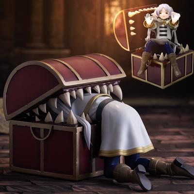 Frieren – Nach dem Ende der Reise Frieren Schatztruhe Monster Anime Figur Spielzeug Stopper Actionfigur Geburtstagsgeschenke