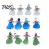 Christmas Countdown Gift for Women Sea Glass Angel Advent Calendar 2026, 24 Days Ornaments Creative Coastal Decor Lovers Calendar, Cute Doll Pendants