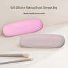 Portable Silicone Makeup Brush Storage Bag - Dustproof Travel Beauty Organizer